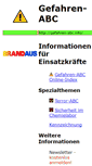 Mobile Screenshot of gefahren-abc.info